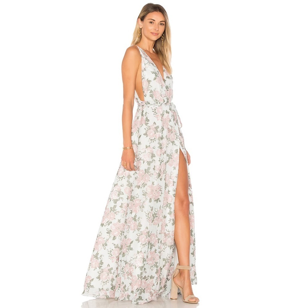 Lovers and Friends - Leah Gown - Sea Foam Flore
